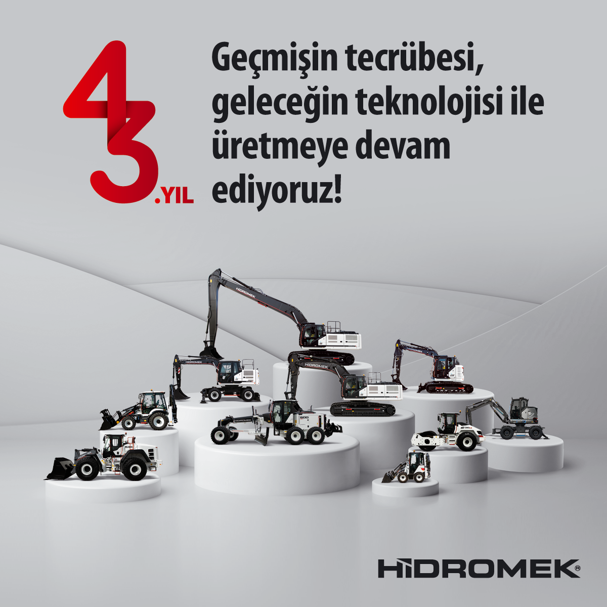 Hidromek 43 yaşında!