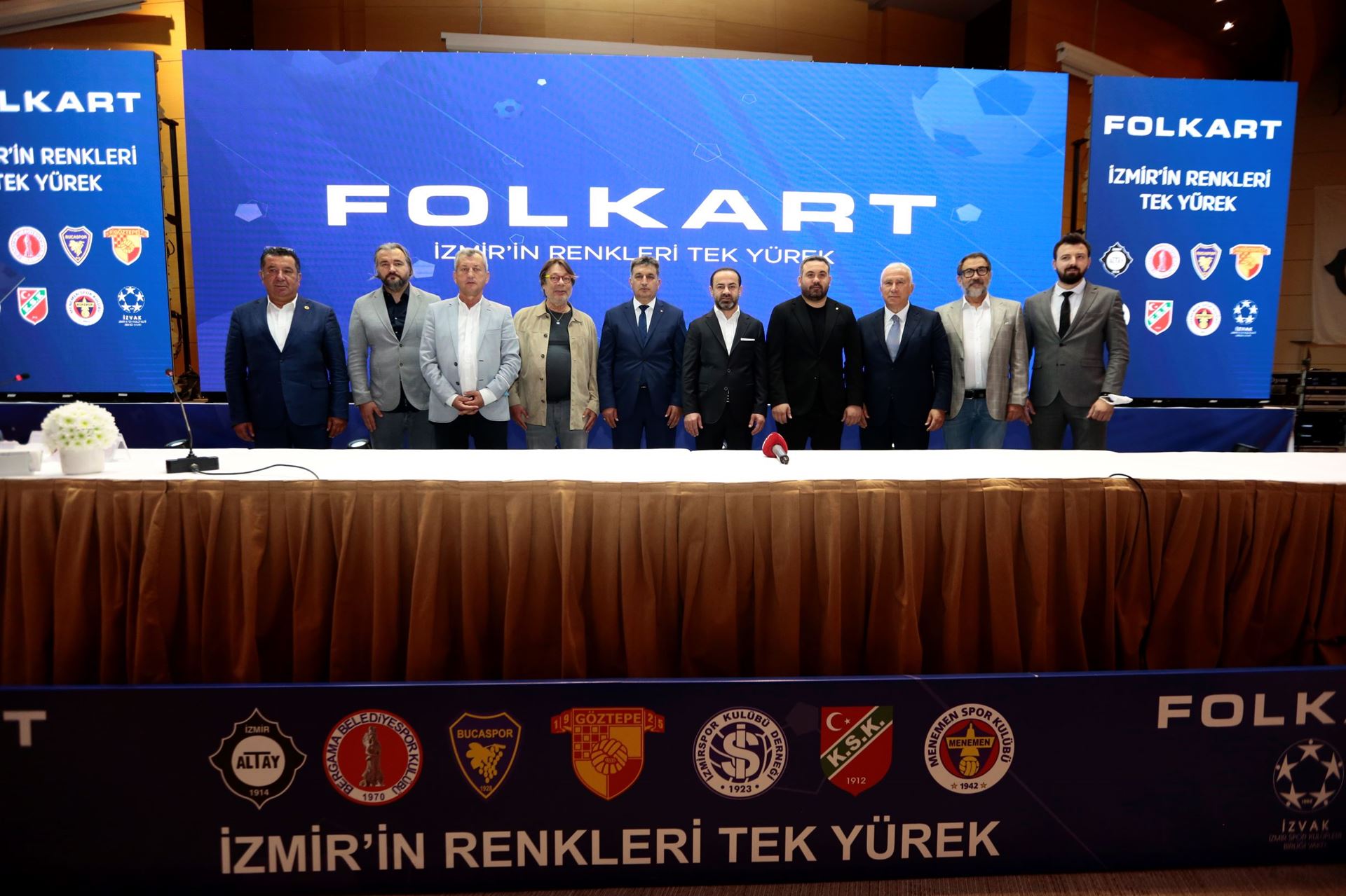 Folkart, İzmir'in 7 futbol takımının forma ana sponsoru oldu