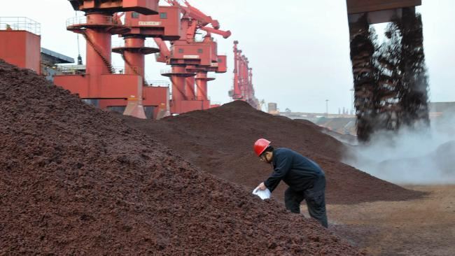 Chinese domestic iron ore prices fell