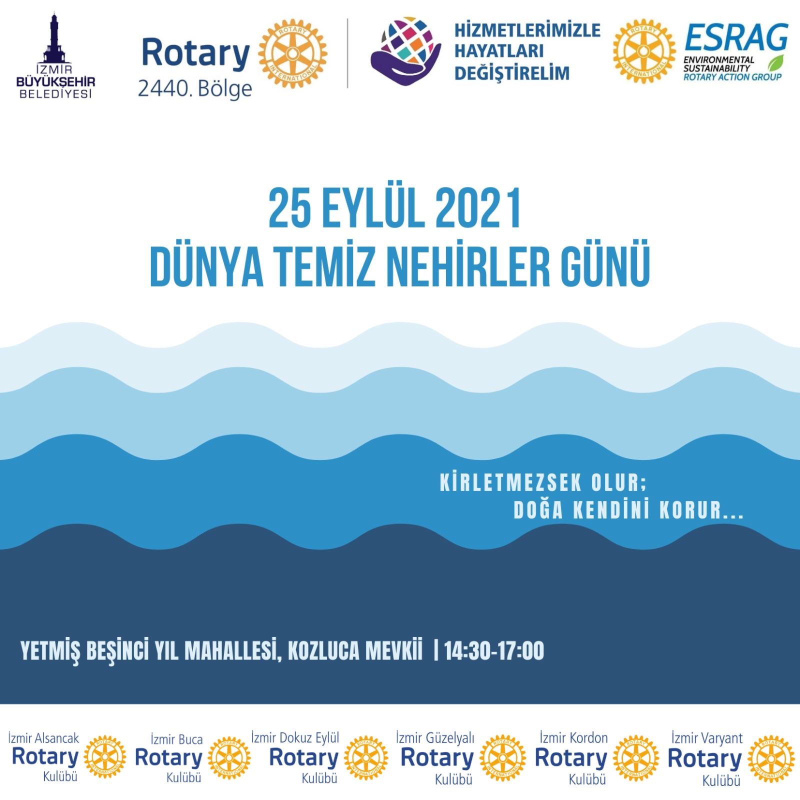Rotary temiz bir dünya için el ele