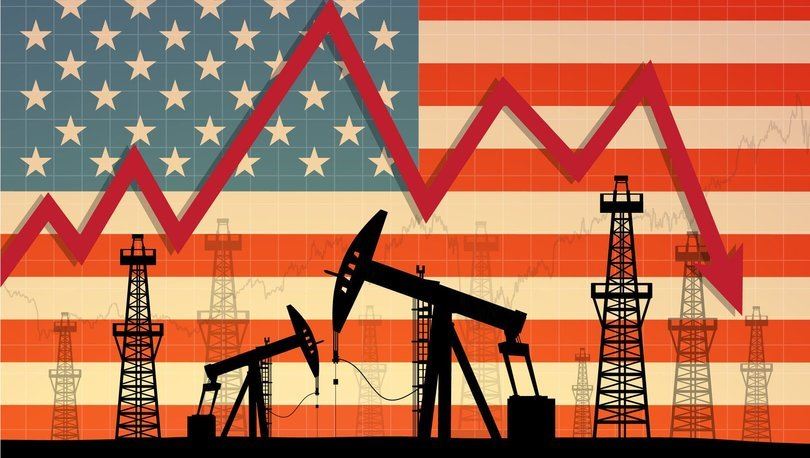 The USA crude oil stocks down