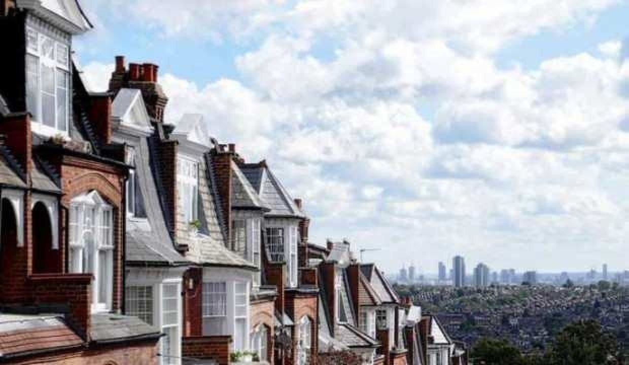 Housing prices in the UK increased by 10%