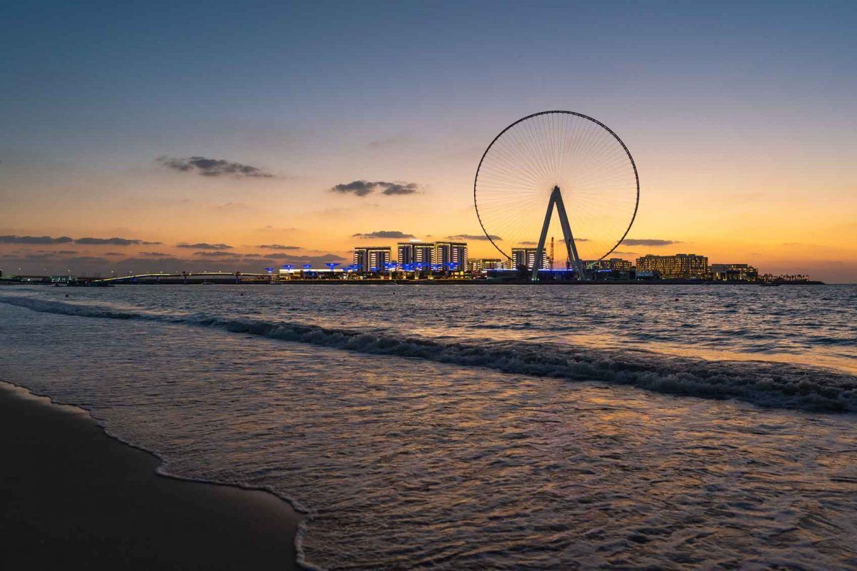 Construction of the world's largest Ferris wheel completed
