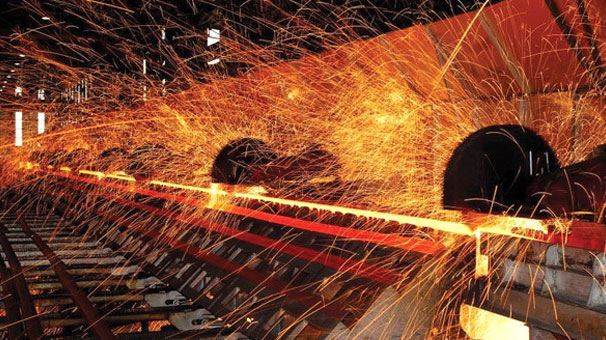 The USA steel production points to slowdown in new month