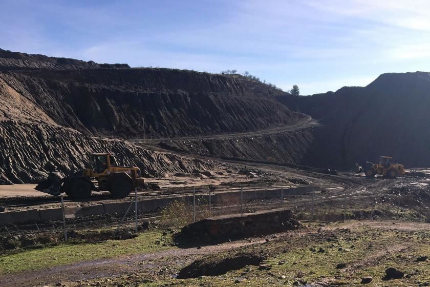 Ayvalık'taki demir madeninde bir yılda ikinci çevre felaketi