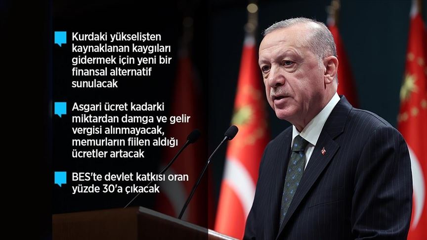 Cumhurbaşkanı Erdoğan yeni tedbirler açıkladı