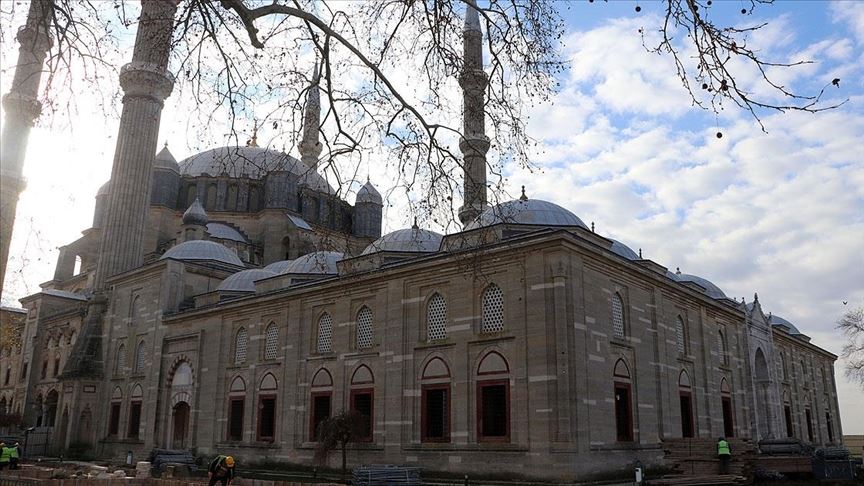  Selimiye'nin restorasyonunda Horasan harcı kullanılacak