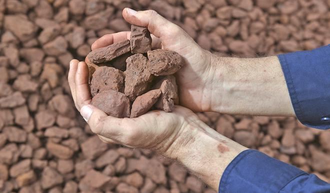 Iron ore sales increased by 17 percent