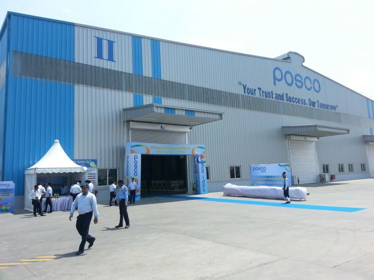 In South Korea some steel mills are shutting down