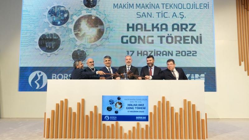 Borsa İstanbul'da gong Makim Makina için çaldı