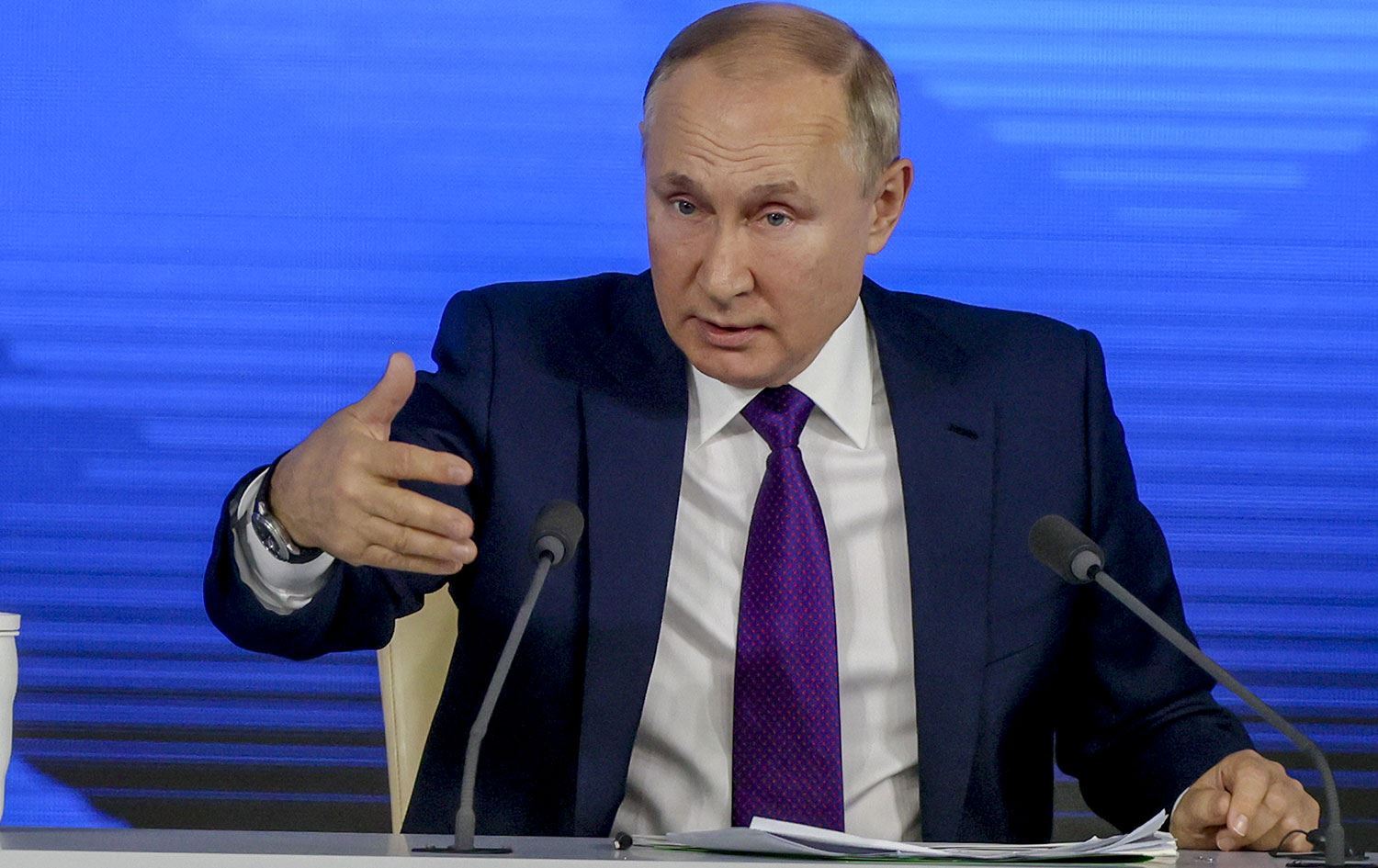 Putin made statements about Russia's iron-steel industry