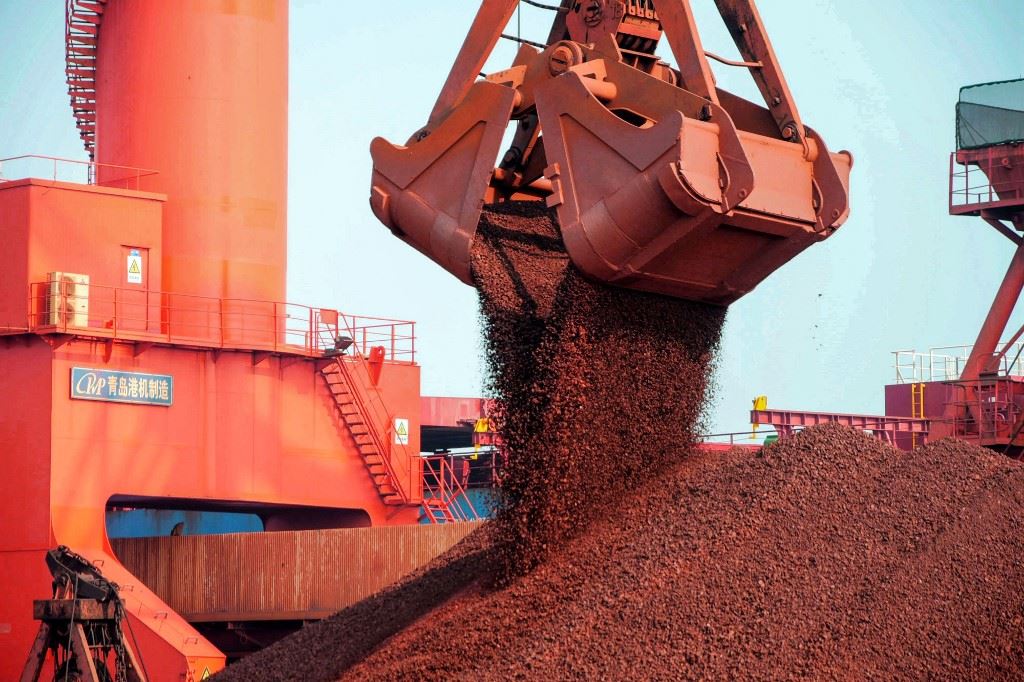 China's iron ore price index decrease on December 7