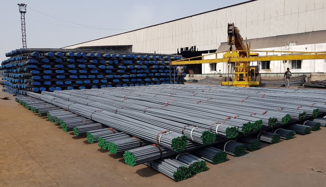 India Mono Steel's rebar mill under maintenance