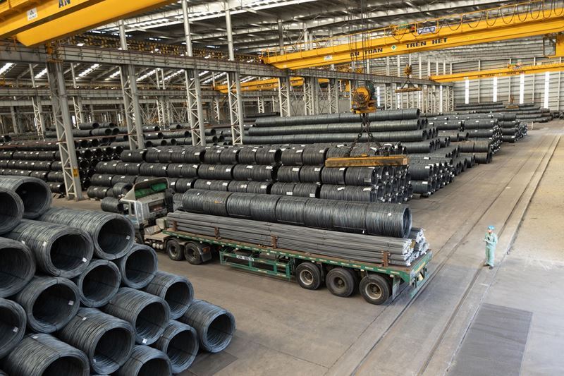 Hoa Phat Hai Duong factory restarts a blast furnace