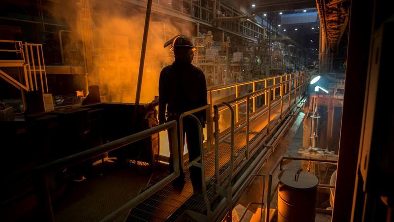 US crude steel production increased