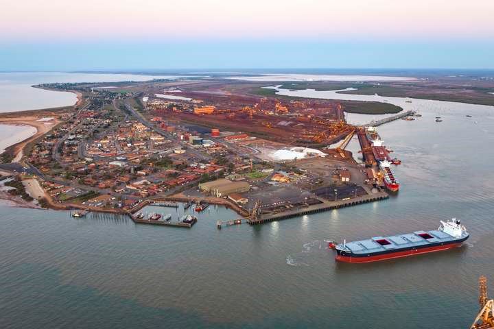 Batı Avustralya Port Hedland'ın demir cevheri sevkiyatı rekor kırdı