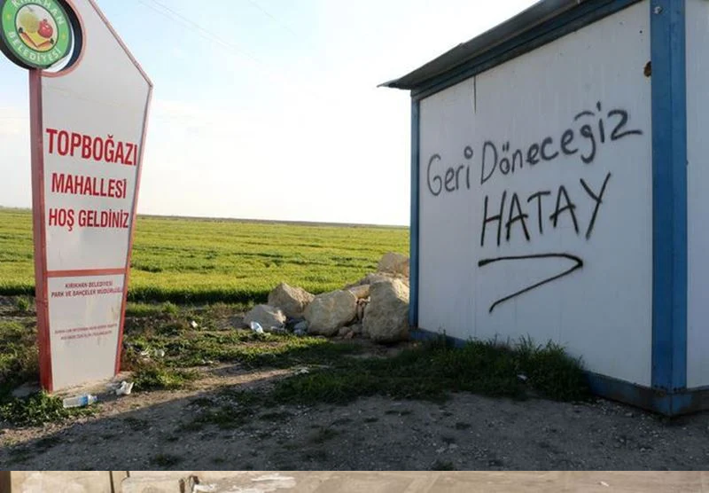 The writings written on the walls in Hatay have made many people emotional