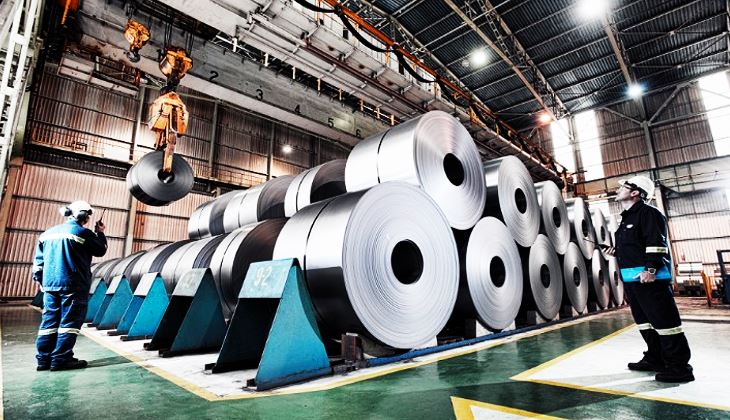 The USA steel production decreased on y-o-y