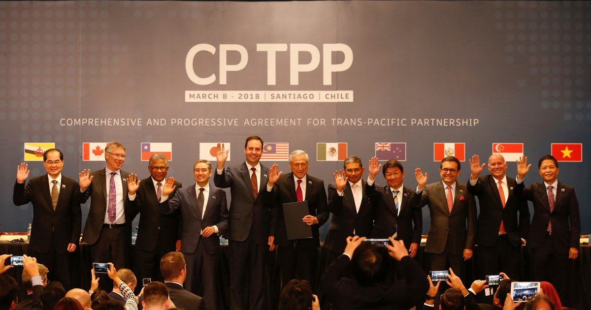 The UK will become the 12th member of the CPTPP (Trans-Pacific Partnership Agreement)
