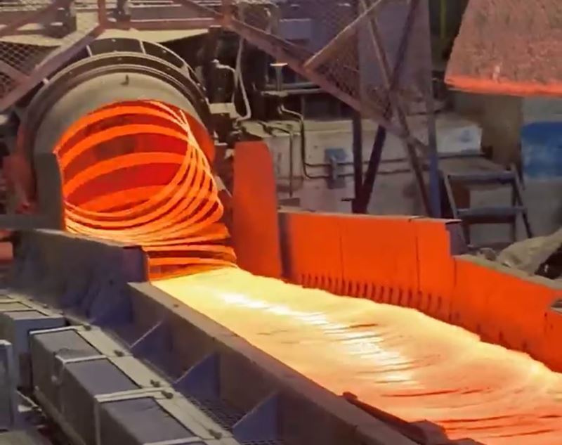 Kar-demir started wire rod production in İzmir