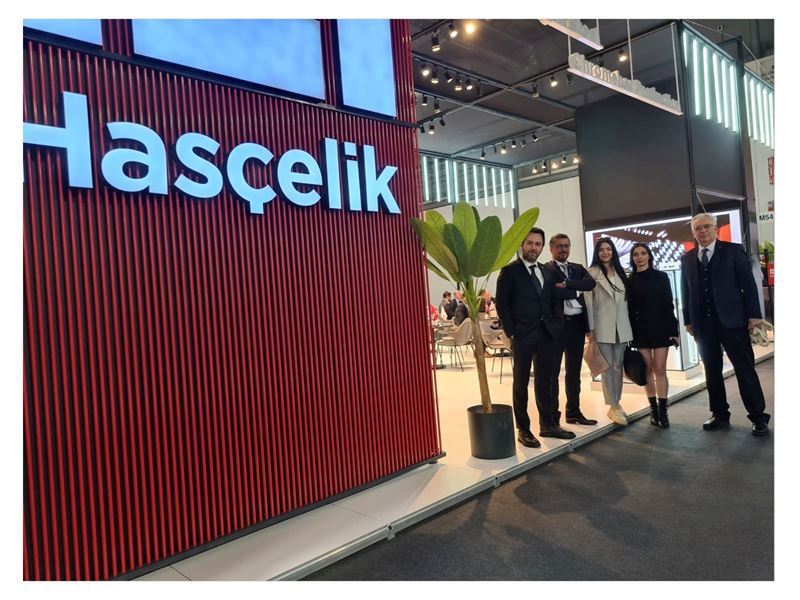 Hasçelik at the centre of attention of international visitors at Made in Steel 2023