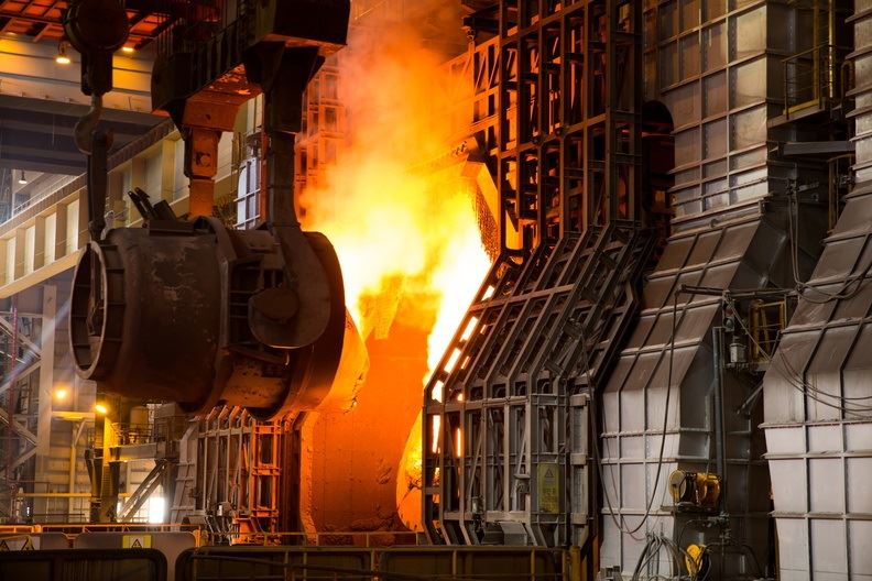 Production of crude steel in Ukraine has decreased