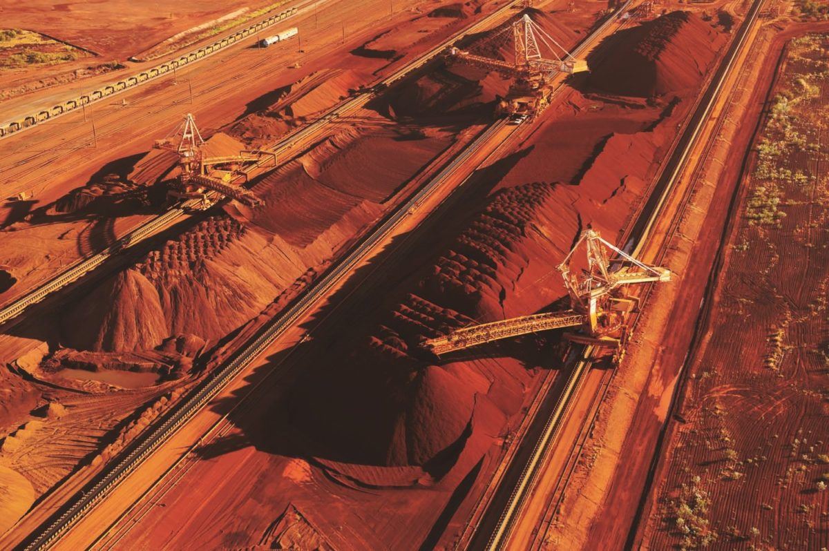 Port Hedland iron ore shipment decreased