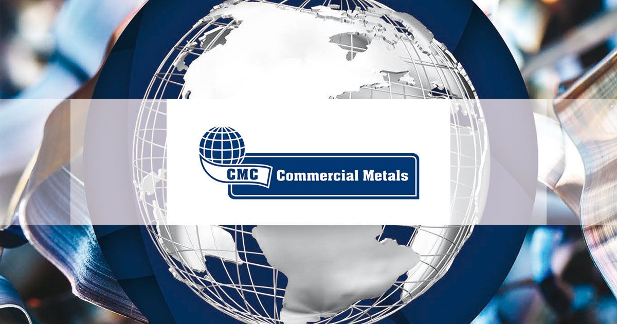 Commercial Metals Company'nin net kazanç ve satışları yükseldi