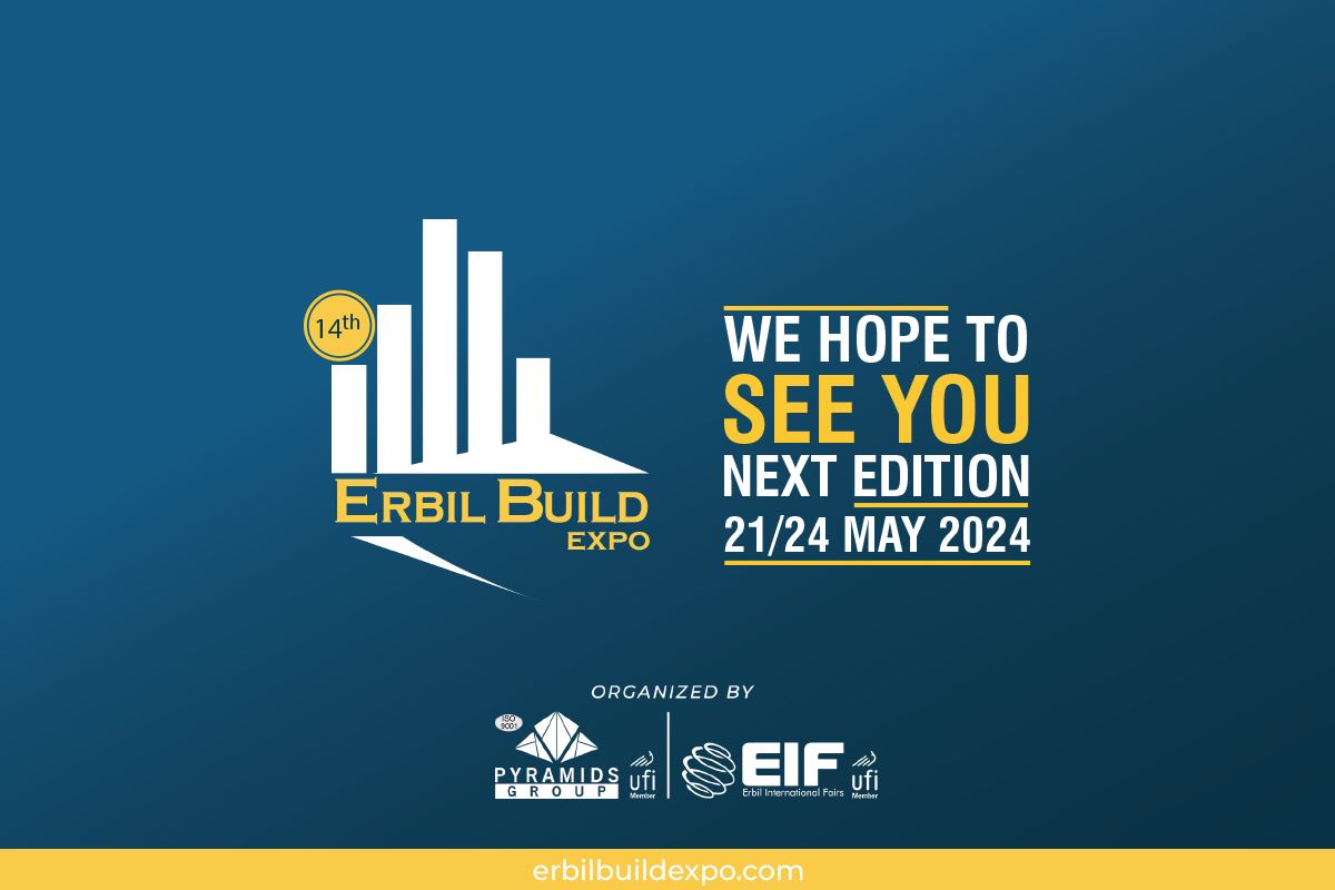 Erbil Build Expo-14.Uluslararası Yapı–İnşaat, İnşaat ve Belediye Ekipmanları Fuarı 21- 24 Mayıs 2024 tarihlerinde!