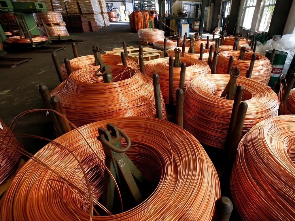 China’s copper production declined