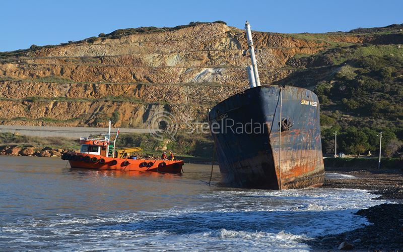 Shipbreaking scrap prices decreased by 3 percent