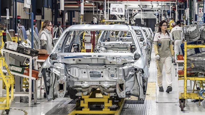Automobile production increased in July