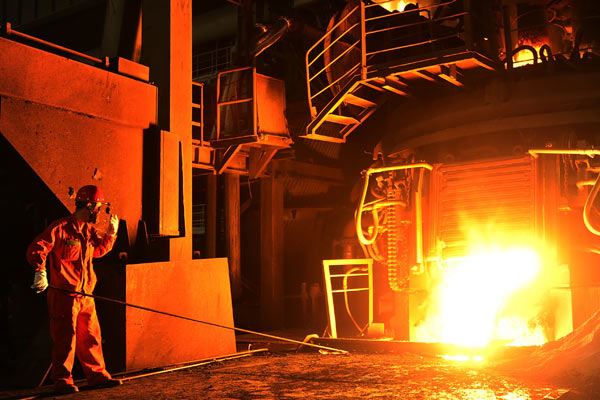 China increased steel production