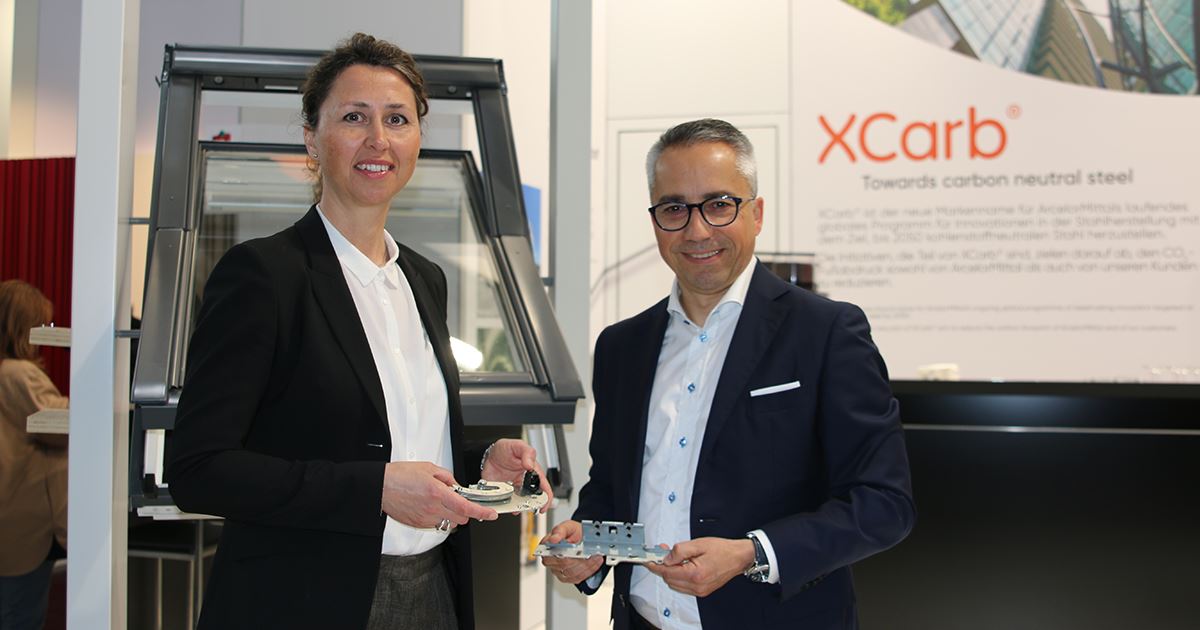 VELUX Group and ArcelorMittal collaborate to produce steel with low carbon emissions