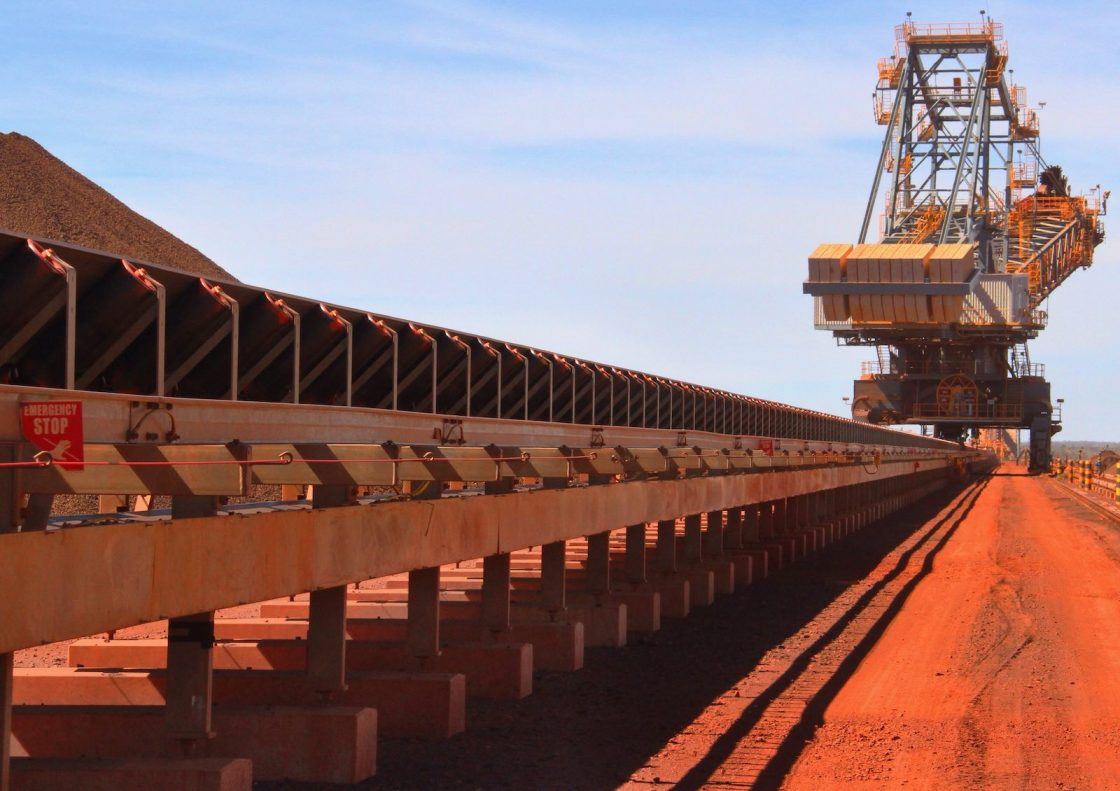Port Hedland's iron ore exports fell in July