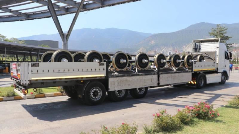 First domestic and national train wheelsets produced in KARDEMİR sent to Sivas