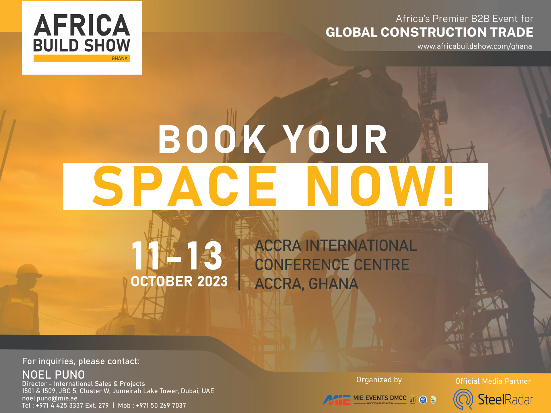 Africa Build Show Ghana offers the opportunity to explore new territories