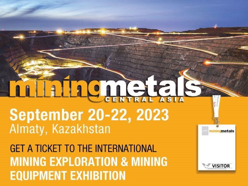 MiningMetals Central Asia will take place on September 20-22
