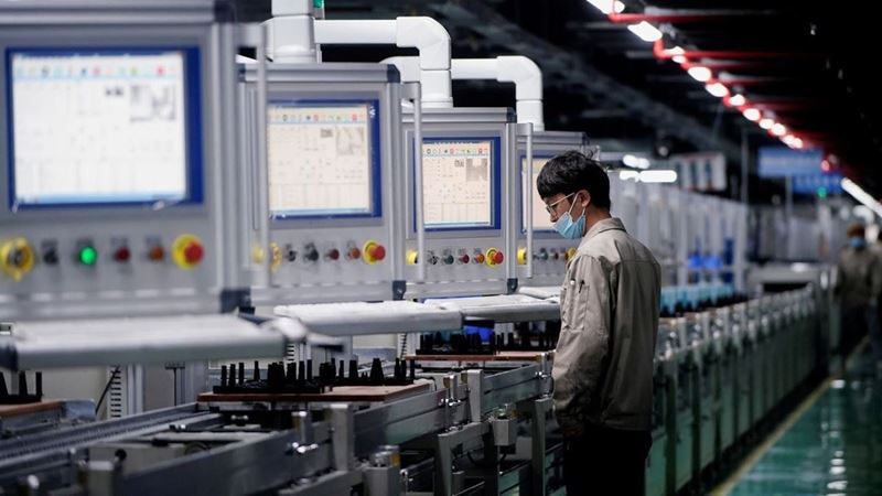 Positive development in the manufacturing sector in China