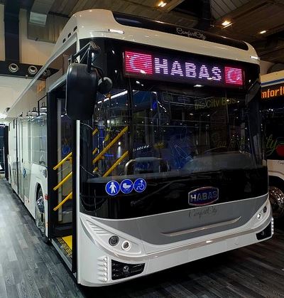 Habaş, elektrikli otobüslerini Belçika'da tanıttı!