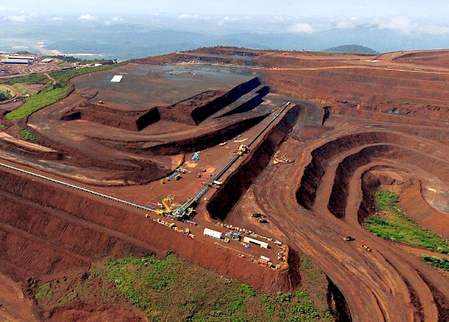 Vale's iron ore production declines due to a system failure