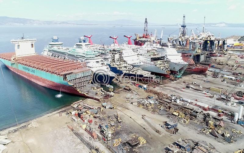 Aliağa gemi söküm hurda fiyatları yüzde 2 geriledi