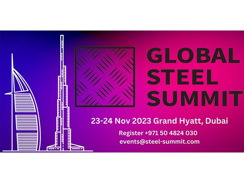 Global Steel Summit will bring the steel industry together on November 23rd