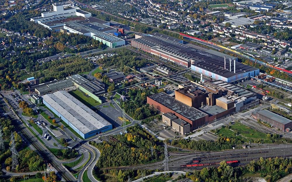 A new cold rolling mill started up at the ThyssenKrupp plant in Germany