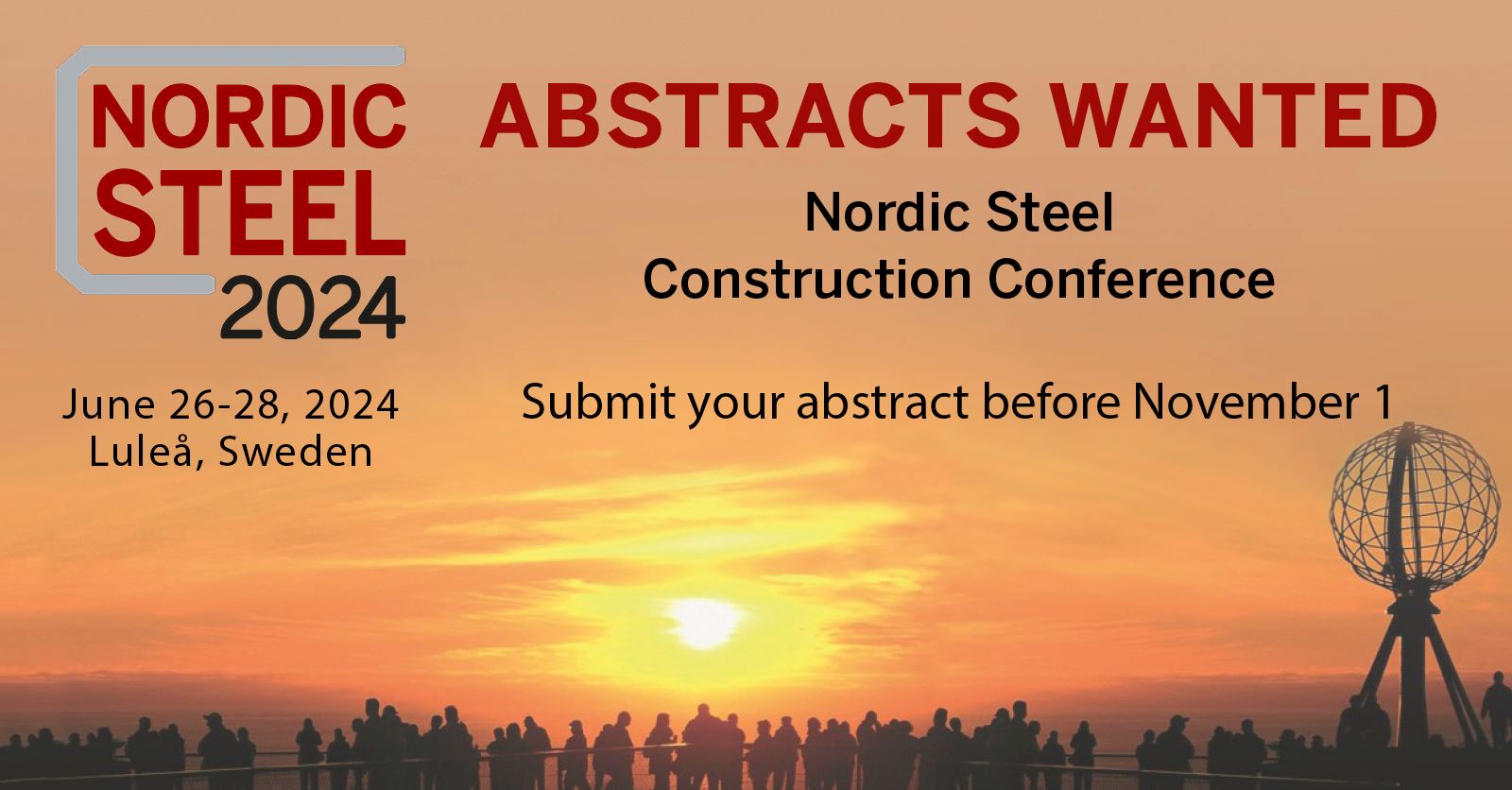 2024'te İsveç'te gerçekleşecek 15. Nordic Steel Construction Conference, çelik yapı sektörünü bir araya getirecek