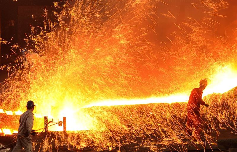  Çin'in çelik üretiminde Ekim ayında %3,7'lik düşüş 