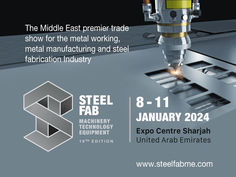 SteelFab 19. kez 8-11 Ocak 2024 tarihleri arasında gerçekleşecek
