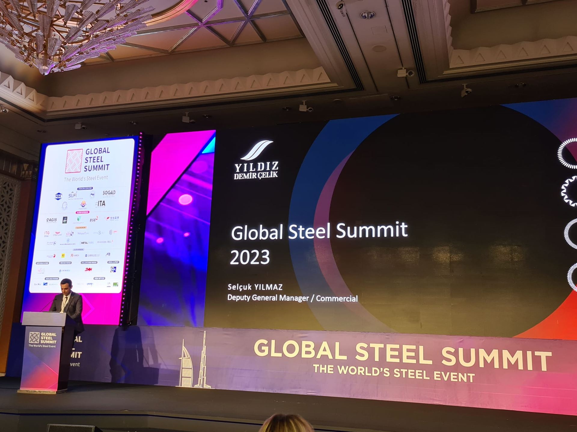 Yıldız Demir Çelik, Global Steel Summit’te Türkiye çelik sektörünü anlattı 
