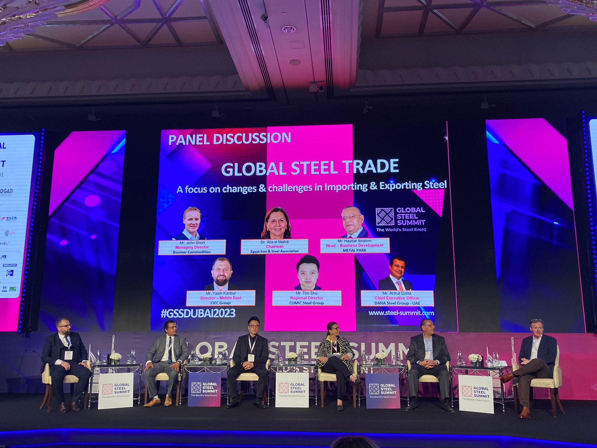 CIEC Direktörü Yasin Kanbur, Global Steel Summit panelinde çelik ve yeşil enerjiye ışık tutuyor