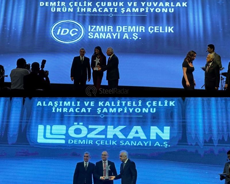 Aegean's bar and round product group export champion İDÇ, Special steel export champion Özkan Demir Çelik
